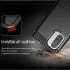 Techsuit - Carbon szilikon tok - Xiaomi Mi 11i / Poco F3 - Fekete