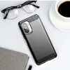 Techsuit - Carbon szilikon tok - Xiaomi Mi 11i / Poco F3 - Fekete