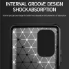 Techsuit - Carbon szilikon tok - Xiaomi Mi 11i / Poco F3 - Fekete