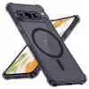 Techsuit - Schockproof Átlátszó Szilikon Magsafe tok - Google Pixel 9 Pro XL - Átlátszó fekete