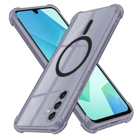   Techsuit - Schockproof Átlátszó Szilikon Magsafe tok - Samsung Galaxy A16 4G / A16 5G - Átlátszó fekete