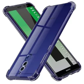   Techsuit - Shockproof Átlátszó Ütésálló Szilikon tok - Huawei Mate 10 Lite - Átlátszó fekete