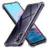 Techsuit - Shockproof Átlátszó Ütésálló Szilikon tok - Xiaomi Redmi Note 10 4G / Note 10S / Poco M5s - Átlátszó fekete
