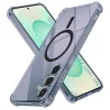 Techsuit - Schockproof Átlátszó Szilikon Magsafe tok - Samsung Galaxy S25 Plus - Átlátszó fekete