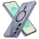 Techsuit - Schockproof Átlátszó Szilikon Magsafe tok - Samsung Galaxy S25 Plus - Átlátszó fekete