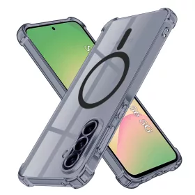   Techsuit - Shockproof Átlátszó Szilikon Magsafe tok - Samsung Galaxy A56 5G - Átlátszó fekete
