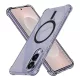 Techsuit - Schockproof Átlátszó Szilikon Magsafe tok - Samsung Galaxy S25 Edge - Átlátszó fekete