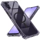 Techsuit - Schockproof Átlátszó Szilikon Magsafe tok - Samsung Galaxy A07 4G - Átlátszó fekete