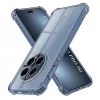 Techsuit - Shockproof Átlátszó Ütésálló Szilikon tok - Honor Magic7 Pro - Átlátszó fekete
