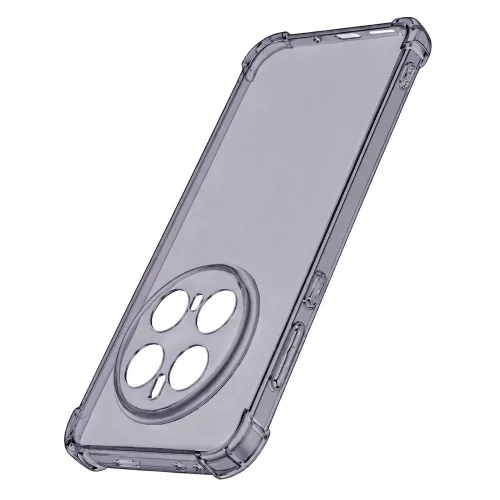 Techsuit - Shockproof Átlátszó Ütésálló Szilikon tok - Honor Magic7 Pro - Átlátszó fekete