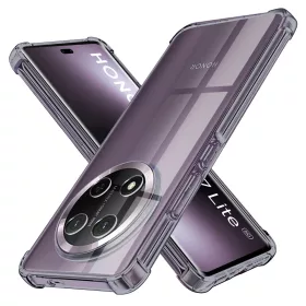   Techsuit - Shockproof Átlátszó Ütésálló Szilikon tok - Honor Magic7 Lite / X9c - Átlátszó fekete