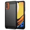 Techsuit - Carbon szilikon tok - Xiaomi Redmi 9T / Redmi 9 Power - Fekete