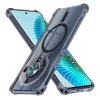 Techsuit - Schockproof Átlátszó Szilikon Magsafe tok - Honor Magic6 Lite - Átlátszó fekete