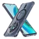 Techsuit - Schockproof Átlátszó Szilikon Magsafe tok - Honor Magic6 Lite - Átlátszó fekete