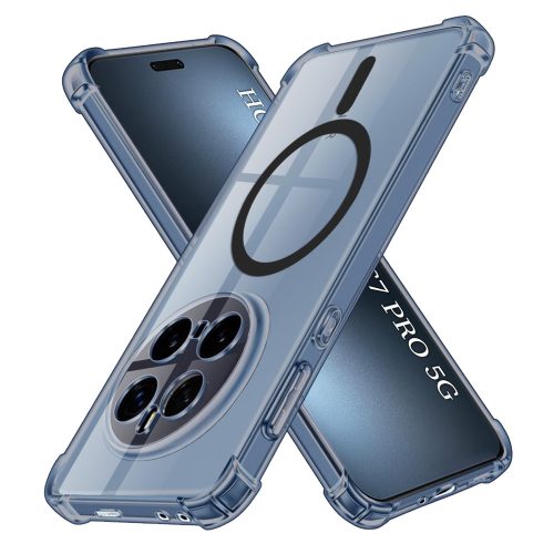 Techsuit - Schockproof Átlátszó Szilikon Magsafe tok - Honor Magic7 Pro - Átlátszó fekete