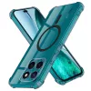 Techsuit - Schockproof Átlátszó Szilikon Magsafe tok - Honor X8c - Átlátszó fekete