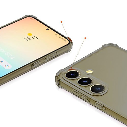 Techsuit - Schockproof Átlátszó Szilikon Magsafe tok - Honor 400 Pro - Átlátszó fekete