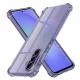 Techsuit - Shockproof Átlátszó Ütésálló Szilikon tok - Samsung Galaxy A36 5G - Átlátszó fekete