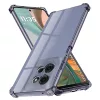 Techsuit - Shockproof Átlátszó Ütésálló Szilikon tok - Motorola Moto G75 - Átlátszó fekete