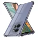 Techsuit - Shockproof Átlátszó Ütésálló Szilikon tok - Motorola Moto G75 - Átlátszó fekete