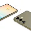 Techsuit - Shockproof Átlátszó Szilikon Magsafe tok - iPhone 16e / iPhone 17e - Átlátszó fekete