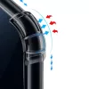 Techsuit - Shockproof Átlátszó Szilikon Magsafe tok - iPhone 16e / iPhone 17e - Átlátszó fekete