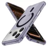 Techsuit - Schockproof Átlátszó Szilikon Magsafe tok - iPhone 17 Pro Max - Átlátszó fekete