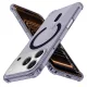Techsuit - Schockproof Átlátszó Szilikon Magsafe tok - iPhone 17 Pro Max - Átlátszó fekete