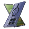 Techsuit - Schockproof Átlátszó Szilikon Magsafe tok - Motorola Edge 60 / Edge 60 Fusion - Átlátszó fekete