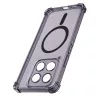 Techsuit - Schockproof Átlátszó Szilikon Magsafe tok - Motorola Edge 60 / Edge 60 Fusion - Átlátszó fekete