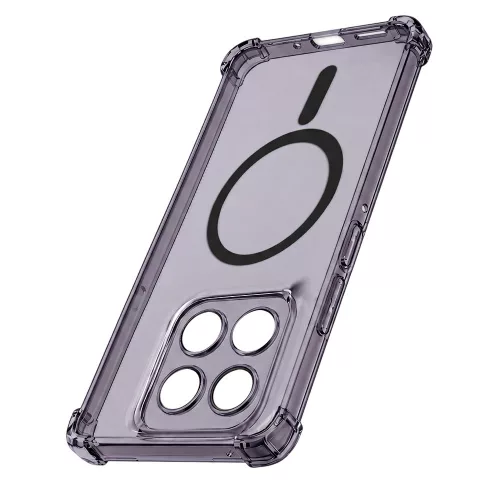 Techsuit - Schockproof Átlátszó Szilikon Magsafe tok - Motorola Edge 60 / Edge 60 Fusion - Átlátszó fekete