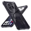 Techsuit - Schockproof Átlátszó Szilikon Magsafe tok - Nothing Phone (3a) Pro - Átlátszó fekete