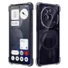 Techsuit - Schockproof Átlátszó Szilikon Magsafe tok - Nothing Phone (3a) Pro - Átlátszó fekete