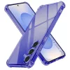 Techsuit - Shockproof Átlátszó Ütésálló Szilikon tok - Samsung Galaxy S25 - Átlátszó fekete