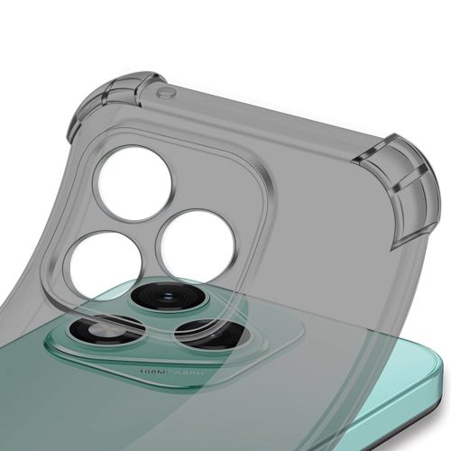 Techsuit - Schockproof Átlátszó Szilikon Magsafe tok - Oppo Reno12 F 4G / Reno12 F 5G / Reno12 FS 4G / Reno12 FS 5G - Átlátszó fekete