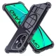 Techsuit - Schockproof Átlátszó Szilikon Magsafe tok - Oppo A40 4G - Átlátszó fekete