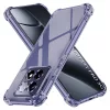 Techsuit - Shockproof Átlátszó Ütésálló Szilikon tok - Xiaomi 14T Pro - Átlátszó fekete