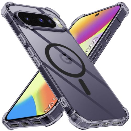 Techsuit - Schockproof Átlátszó Szilikon Magsafe tok - Google Pixel 10 / 10 Pro - Átlátszó fekete
