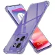 Techsuit - Shockproof Átlátszó Ütésálló Szilikon tok - Motorola Edge 50 Neo / Edge 60 Neo / Motorola ThinkPhone 25 - Átlátszó fekete