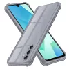 Techsuit - Shockproof Átlátszó Ütésálló Szilikon tok - Samsung Galaxy A16 4G / A16 5G - Átlátszó fekete