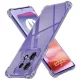 Techsuit - Shockproof Átlátszó Ütésálló Szilikon tok - Motorola Edge 50 Pro - Átlátszó fekete