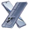 Techsuit - Shockproof Átlátszó Ütésálló Szilikon tok - Honor Magic6 Pro - Átlátszó fekete