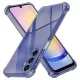 Techsuit - Shockproof Átlátszó Ütésálló Szilikon tok - Samsung Galaxy A25 5G - Átlátszó fekete