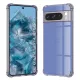 Techsuit - Shockproof Átlátszó Ütésálló Szilikon tok - Google Pixel 8 Pro - Átlátszó fekete