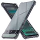 Techsuit - Shockproof Átlátszó Ütésálló Szilikon tok - Google Pixel 6a - Átlátszó fekete