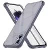 Techsuit - Shockproof Átlátszó Ütésálló Szilikon tok - Nothing Phone (1) - Átlátszó fekete