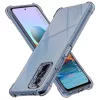 Techsuit - Shockproof Átlátszó Ütésálló Szilikon tok - Xiaomi Redmi Note 10 Pro / Note 10 Pro Max - Átlátszó fekete
