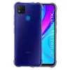 Techsuit - Shockproof Átlátszó Ütésálló Szilikon tok - Xiaomi Redmi 9C / Redmi 9C NFC - Átlátszó fekete