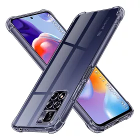   Techsuit - Shockproof Átlátszó Ütésálló Szilikon tok - Xiaomi Redmi Note 11 Pro+ 5G - Átlátszó fekete
