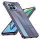 Techsuit - Shockproof Átlátszó Ütésálló Szilikon tok - Oppo Reno4 Lite - Átlátszó fekete